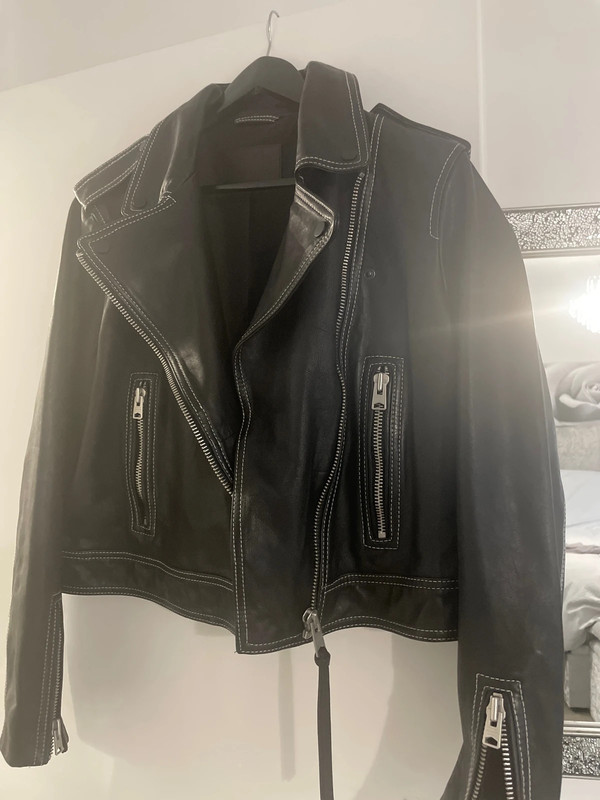 Allsaints leather biker jacket | Vinted