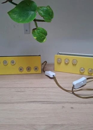 Retro Gele sterren wandlampen – Vintage Vibes uit de Jaren 70!, estado: Bueno, 69,99 €, 74,19 € Protección al comprador incluida