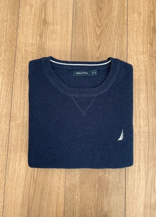 Pull hiver Nautica col rond épais hiver sweat | marine logo brodé | taille XL, marca: Nautica, estado: Bueno, tamaño: XL, 9,00 €, 10,15 € Protección al comprador incluida