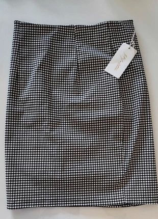 Gonna aderente a tubino - tessuto elasticizzato - fantasia a quadretti - Taglia L, brand: New Collection, condizioni: Nuovo con cartellino, taglia: L / IT 44 / EU 40, €8.00, €9.10 include la Protezione acquisti