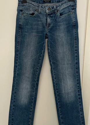Blue Jeans taglio dritto con Gufi ricamati sulle tasche posteriori Gilli, merk: Gilli, staat: Heel goed, maat: M / 38 / 10, € 30,00, € 32,20 inclusief Kopersbescherming