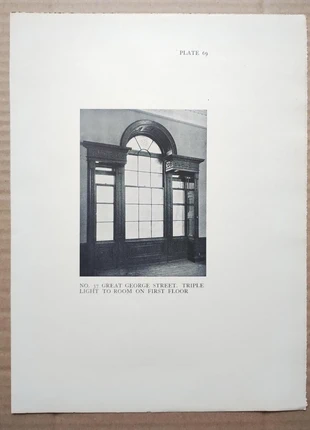 Triple Light at 37 Great George Street, Westminster - Antique Print - 1926, brand: NO LABEL, condition: Good, £8.99, £10.14 includes Buyer Protection Pro