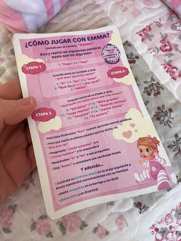 Muñeca pekebaby emma sales