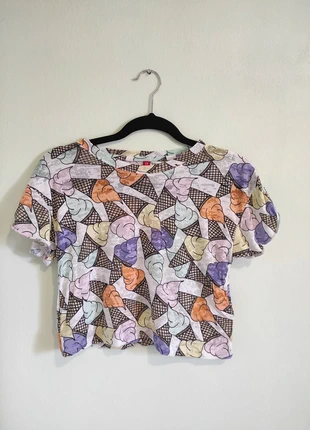 Crop top helados H&M talla XS, marque: H&M, état: Bon état, taille: XS / 34 / 6, 3,00 €, 3,85 € Protection acheteurs incluse