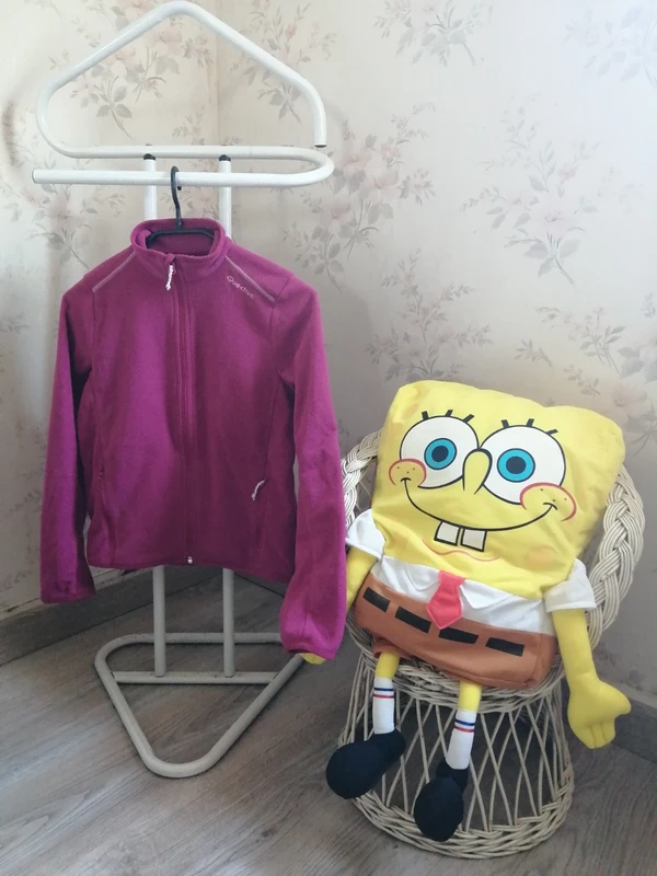 Veste polaire rose avec poches / quechua / (12ans)