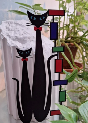 Déco en fer mural "Chat Mondrian" #GammaGlamourDeco, zustand: Sehr gut, 14,50 €, 15,93 € beinhaltet Vinted-Käuferschutz Pro