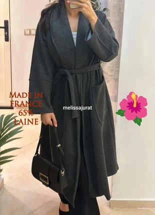 Manteau gris chiné laine femme, marque: Boutique Parisienne, état: Très bon état, taille: L / 40 / 12, 38,00 €, 40,60 € Protection acheteurs incluse