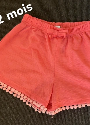 Short corail, marque: Kimbaloo, état: Bon état, taille: 9-12 mois / 74 cm, 1,00 €, 1,75 € Protection acheteurs incluse