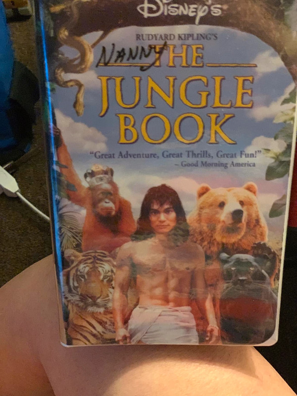 Disney's Angry Grandpa's Media Library Wiki "The Jungle Book" (1995 VHS) 1