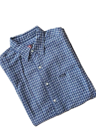 Chemise Ralph Lauren Chaps bleu M à carreaux en Lin et Coton très bon état, marke: Ralph Lauren, zustand: Sehr gut, größe: M, 20,00 €, 21,70 € beinhaltet Vinted-Käuferschutz Pro