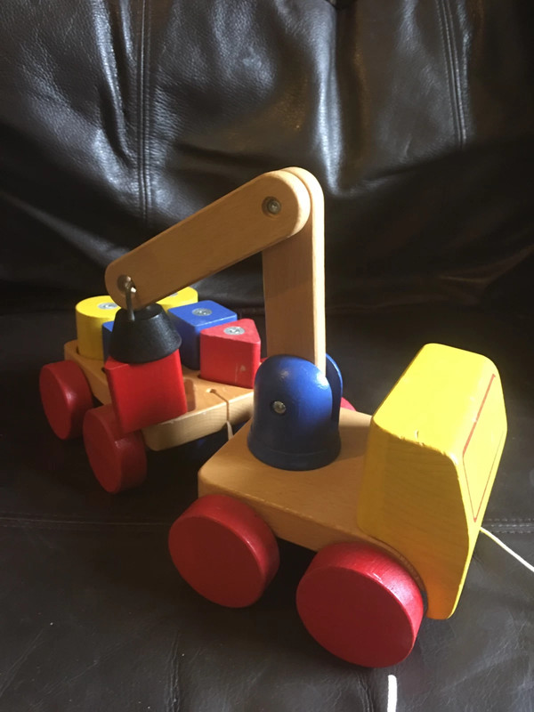 Ikea wooden crane shop