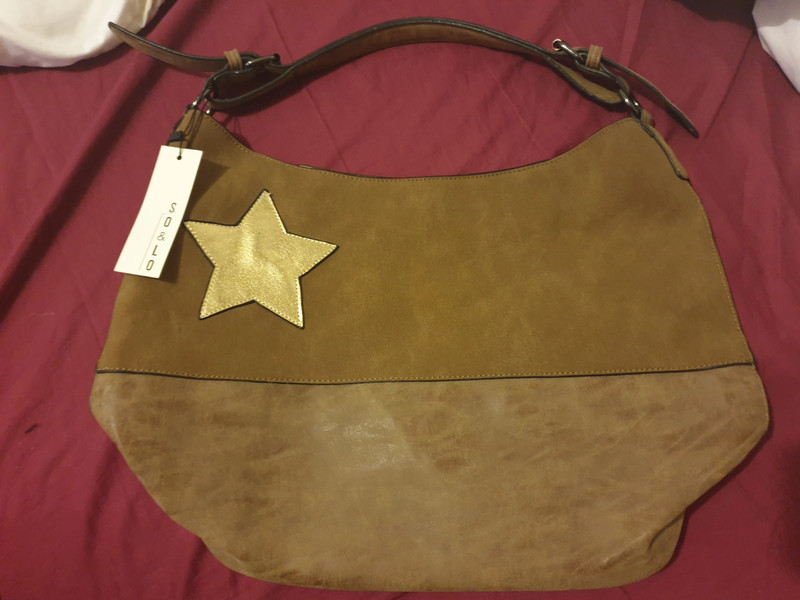 Sac a main clearance daim marron