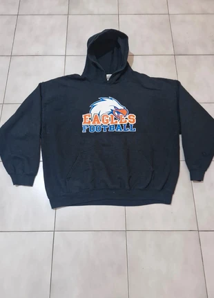 Felpa Gildan Eagles Football –  Taglia XL – Logo Aquila & Scritta Arancione, marca: Vintage Dressing, estado: Muy bueno, tamaño: XL, 9,00 €, 10,15 € Protección al comprador incluida