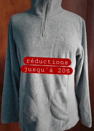 Pull d'hiver gris avec poches taille XL mixte, marque: Gigantic, état: Bon état, taille: XL, 12,00 €, 13,30 € Protection acheteurs incluse