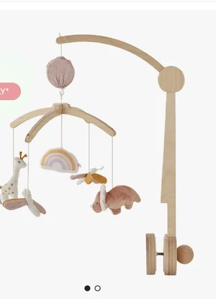 Mobile musical en bois Popsie, Gigi & Louli, brand: Noukie's, condition: Very good, size: Newborns / 44 cm, €18.00, €19.60 includes Buyer Protection