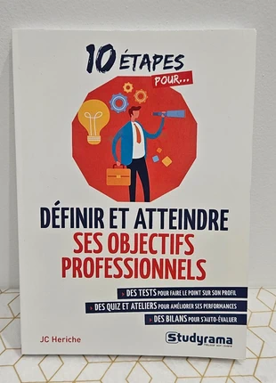 10 étapes poour Définir et atteindre ses objectifs professionnels, développement personnel, condizioni: Nuovo senza cartellino, €7.00, €8.05 include la Protezione acquisti