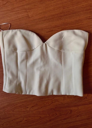 Corsé Blanco Zara, marque: Zara, état: Neuf sans étiquette, taille: L / 40 / 12, 12,00 €, 13,30 € Protection acheteurs incluse