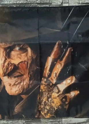 drapeau freddy krueger horror movie film horreur, état: Neuf avec étiquette, 7,50 €, 8,58 € Protection acheteurs incluse
