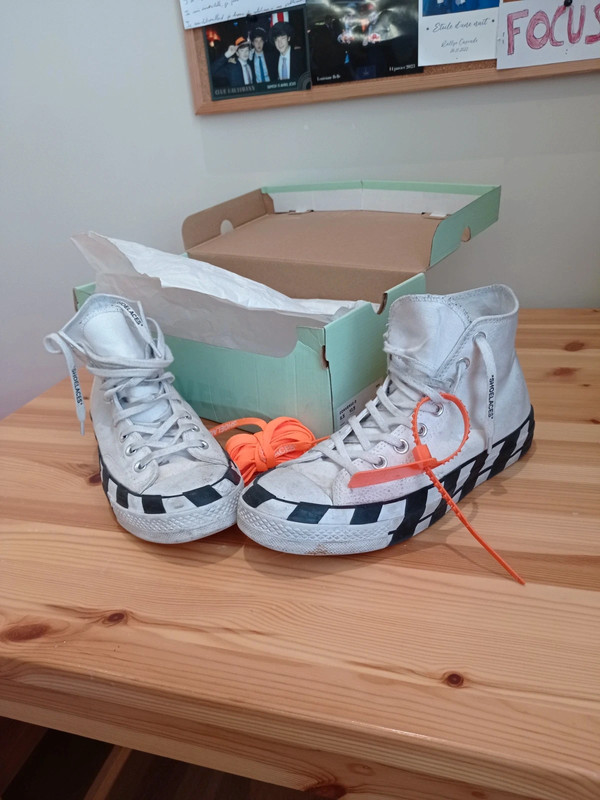 Converse x 2024 off white 42