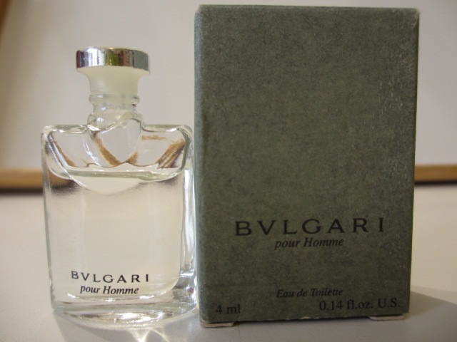 Miniature de parfum Bvlgari Pour Homme Eau de toilette 4ml neuve 4