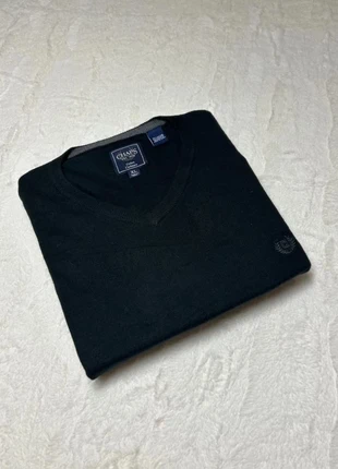 Pull Chaps Noir avec logo brodé Col V / Style Old Money, marque: CHAPS, état: Très bon état, taille: XL, 7,00 €, 8,05 € Protection acheteurs incluse