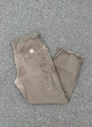 Pantalon carhartt single knee workwear baggy gris vintage - Taille 40x32, brand: Carhartt, condition: Very good, size: W40, €25.00, €26.95 includes Buyer Protection Pro