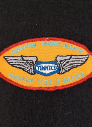 Vintage Tenneco Aviation Maintenance Patch US Industrial Mechanic Workwear Uniform, merk: Tenneco, staat: Heel goed, € 6,00, € 7,00 inclusief Kopersbescherming