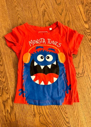 Rotes Monster T-Shirt , marque: C&A, état: Bon état, taille: 24-36 mois / 92 cm, 1,00 €, 1,75 € Protection acheteurs incluse