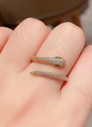 Anillo serpiente dorado, condizioni: Ottime, taglia: Regolabile, €9.00, €10.15 include la Protezione acquisti