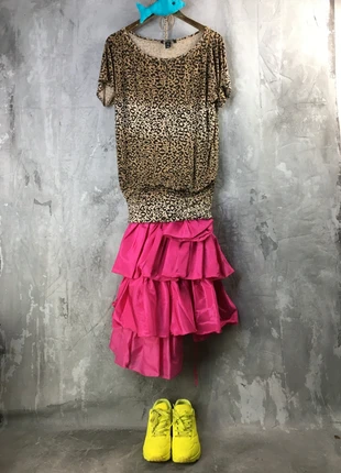 T-shirt long imprimé léopard H&M Mama TS, marca: H&M, estado: Bom, tamanho: S / 36 / 8, €5.50, €6.48 inclui Proteção do Comprador