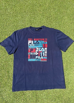 Camiseta Fila estampada Vintage Italia, merk: FILA, staat: Nieuw zonder prijskaartje, maat: L, € 8,00, € 9,10 inclusief Kopersbescherming