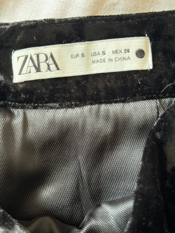 Jupe Zara en velours 2