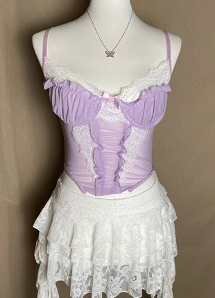 Top type coquette & romantique aesthetic - Style vintage Y2K, brand: COQUETTE, condizioni: Ottime, taglia: M / IT 42 / EU 38, €16.00, €17.50 include la Protezione acquisti Pro