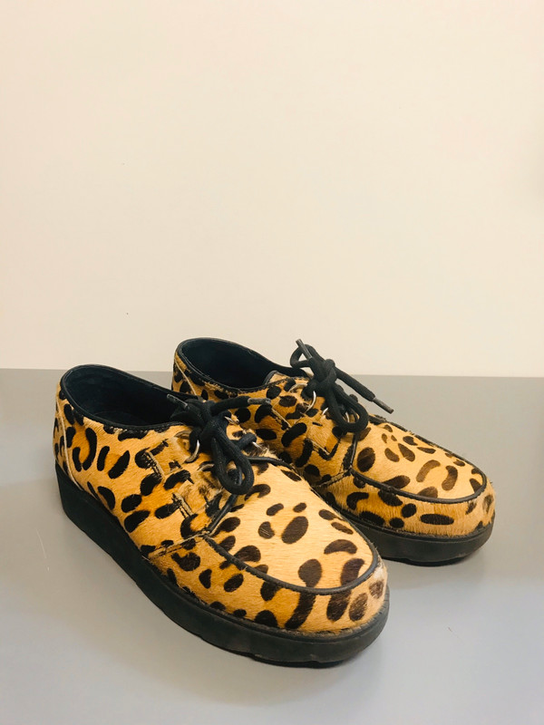 Forhandle fodspor charter Bronx Leopard High Platform Laced Shoes - Vinted