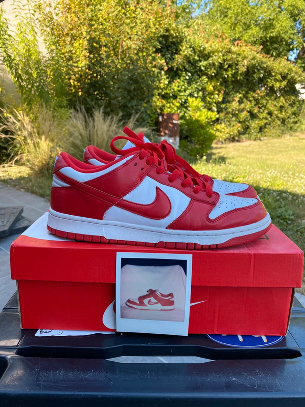 Nike Dunk low university red