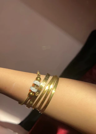 yellow gold snake chain charm bracelet, brand: Trendy, condition: New without tags, £5.00, £5.95 includes Buyer Protection