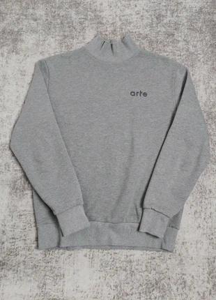 Sweat col montant pull col roulé Arte antwerp gris clair logo brodé - homme M, marque: Arte, état: Très bon état, taille: M, 55,00 €, 58,45 € Protection acheteurs incluse