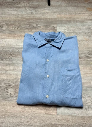 Chemise Ralph Lauren manche courte couleur bleu taille M en très bon état, marca: Ralph Lauren, estado: Bueno, tamaño: M, 10,00 €, 11,20 € Protección al comprador Pro incluida