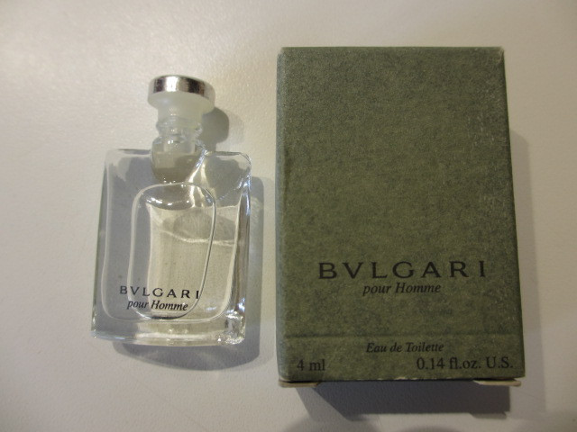 Miniature de parfum Bvlgari Pour Homme Eau de toilette 4ml neuve 1