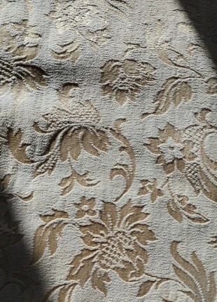 Rideau couture main tissu brocard tapisserie vintage ancien jaune  motif, marca: Tapisserie, estado: Bom, tamanho: 200 cm - 249 cm, €110.00, €116.20 inclui Proteção do Comprador