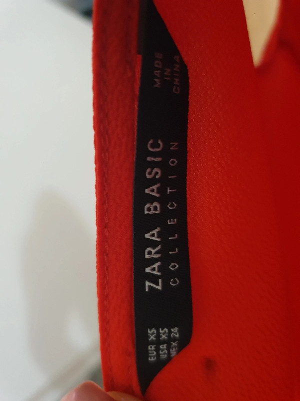 Combinaison zara rouge 3