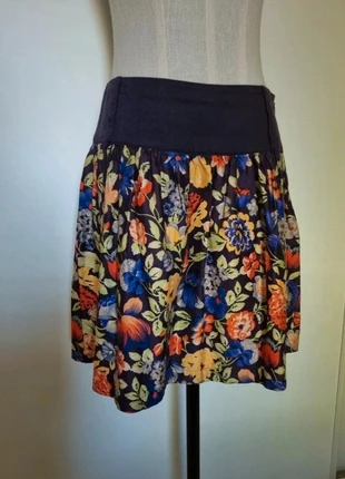 Jupe printanière fleurs rétro rococo, brand: Mango, condition: Very good, size: S / 36 / 8, €5.00, €5.95 includes Buyer Protection