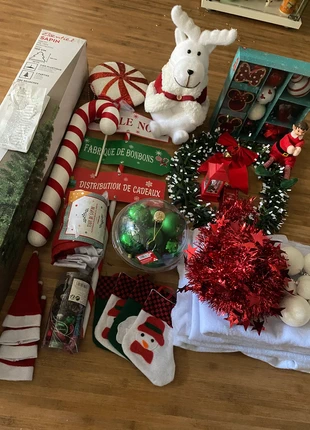 Sapin entier + déco, condition: New with tags, €35.00, €37.45 includes Buyer Protection