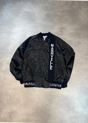 Baseball jacket USA noire imprimée Vintage, merk: Vintage Dressing, staat: Goed, maat: S, € 12,90, € 14,25 inclusief Kopersbescherming Pro