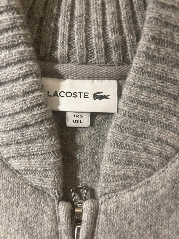 Veste en laine Lacoste Vinted