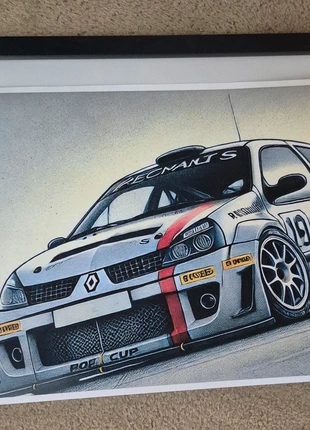 Clio Print in A4 Picture Frame, brand: Renault, condition: New without tags, £10.00, £11.20 includes Buyer Protection