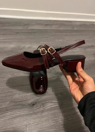 Babies slingback rouge bordeaux vernis, brand: Italië, condizioni: Nuovo senza cartellino, taglia: 39, €39.00, €41.65 include la Protezione acquisti