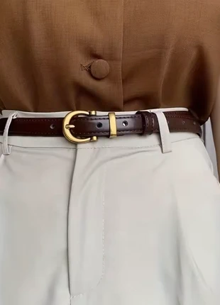 Ceinture fine brun chocolat, condizioni: Nuovo senza cartellino, taglia: 100 cm, €9.00, €10.15 include la Protezione acquisti