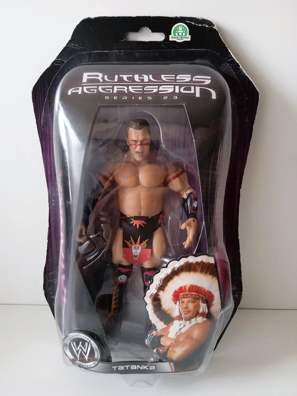 Figura WWE De Tatanka Ruthless Aggression Series 23 - Jakks