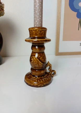 Bougeoir ceramique émaillé vintage , brand: Vintage, condition: Very good, €8.00, €9.10 includes Buyer Protection